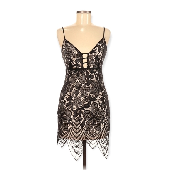 Into Cocktail Illusion Dress Size 8 - Picture 1 of 2